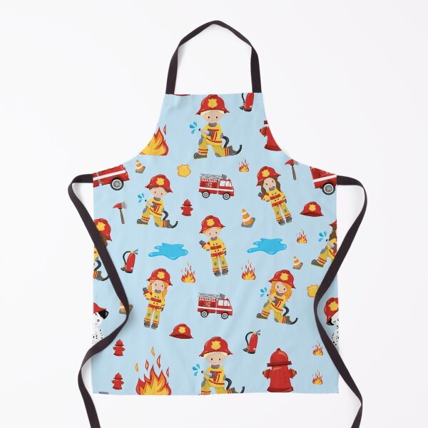 Item preview, Kawaii Firefighter Pattern designed and sold by TamGustam.