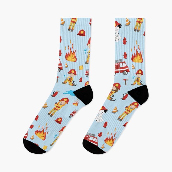 Item preview, Kawaii Firefighter Pattern designed and sold by TamGustam.
