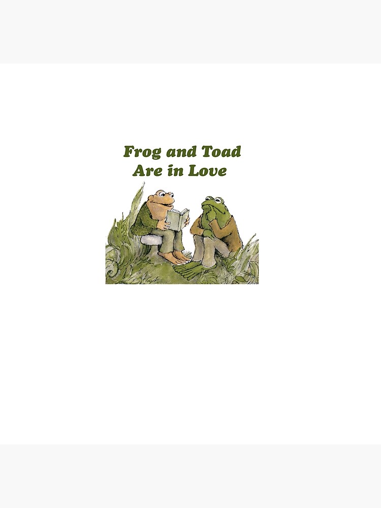 "Frog and Toad are in Love" Poster for Sale by haychis Redbubble