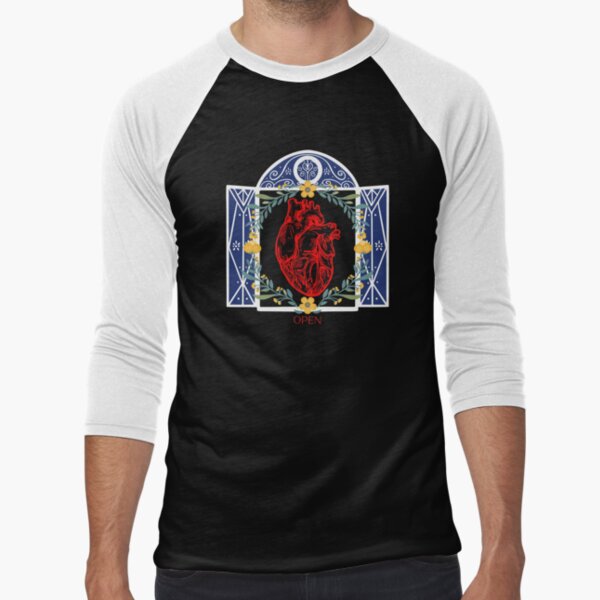 Open Heart Baseball ¾ Sleeve T-Shirt