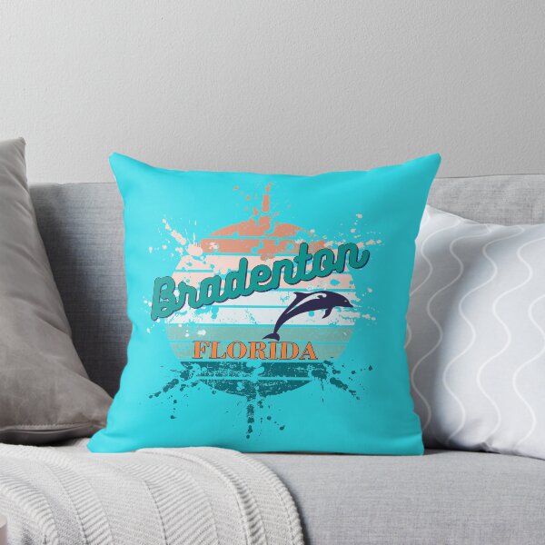Item preview, Brandenton Florida Exploding Watercolor Retro Sunset  designed and sold by adriana-holmes.