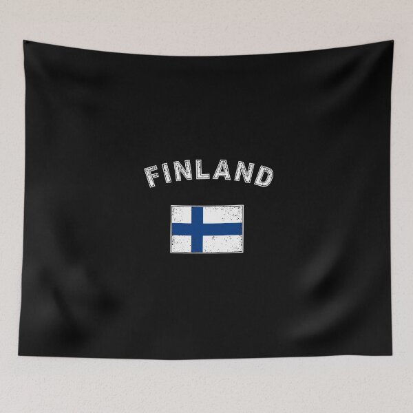 Item preview, Finland Finnish flag flag designed and sold by GeogDesigns.