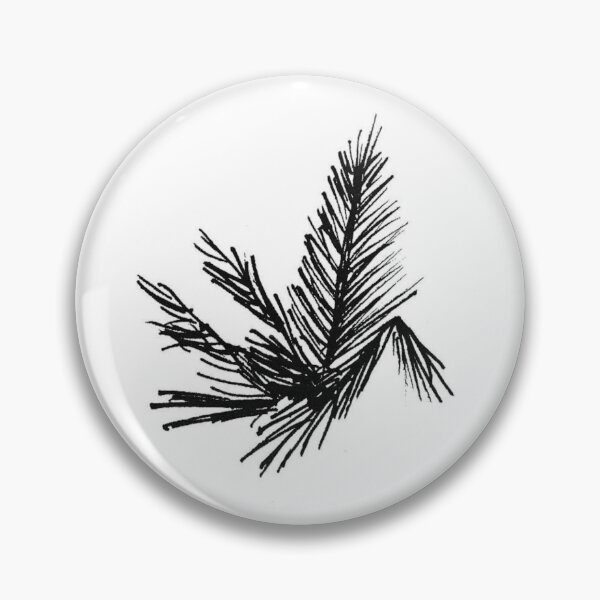 Item preview, Pine Needle Plants Ink Sketch   designed and sold by DeannesStore.
