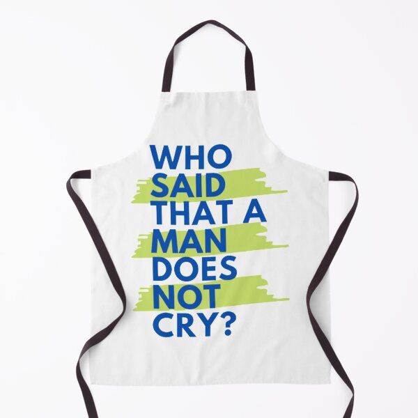 Item preview, Who said that a man does not cry designed and sold by Grouper-Store.