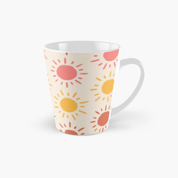 Item preview, Autumn Retro Sun Pattern - Blush Yellow Terracotta Palette designed and sold by illocharm.