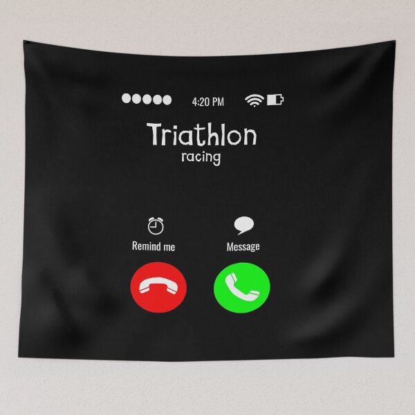 Item preview, Triathlon Girl Triathlon Is Calling designed and sold by Sonatablue.