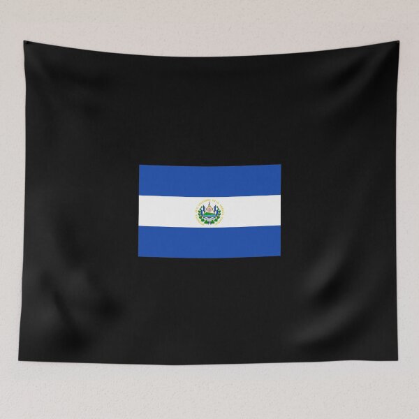 Item preview, El Salvador flag flag designed and sold by GeogDesigns.