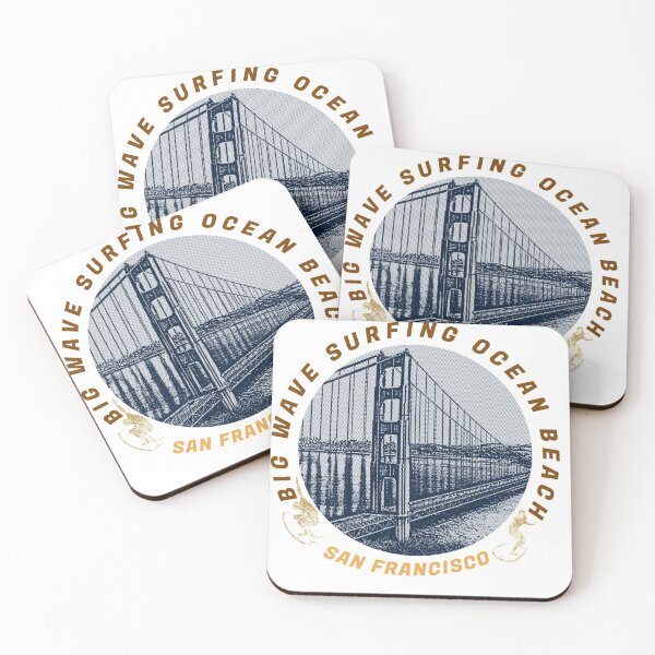 Item preview, Surfing San Francisco Big Waves designed and sold by surfcrowd.