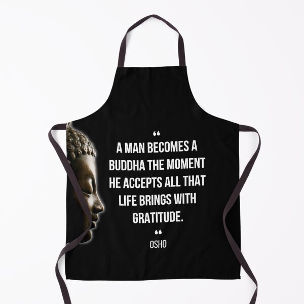 Item preview, Motivational Quote | Osho | A man becomes a Buddha the moment he accepts ... designed and sold by RetComly.