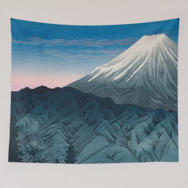Item preview, Japanese Woodbock Art Mount Fuji From Hakone (1930) by Hiroaki Takahashi designed and sold by Designedbysm.