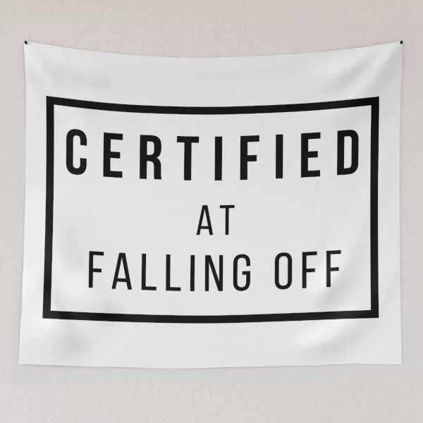 Item preview, Certified at falling off designed and sold by Real Equestrian.