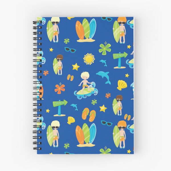 Item preview, Kawaii Surfer boy Pattern designed and sold by TamGustam.