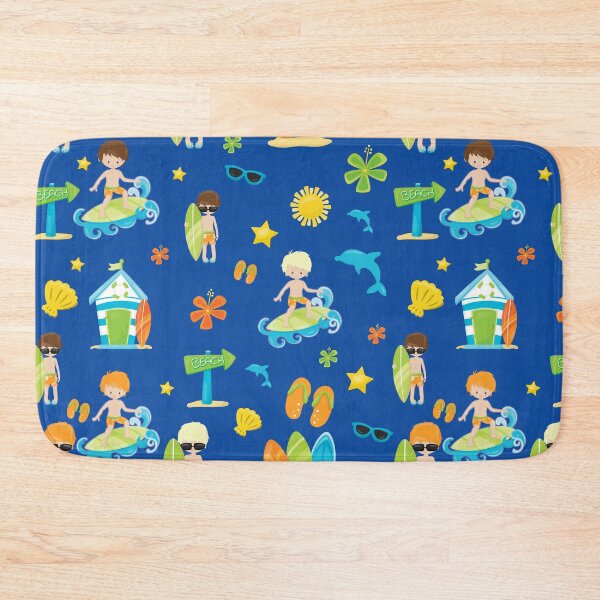 Item preview, Kawaii Surfer boy Pattern designed and sold by TamGustam.