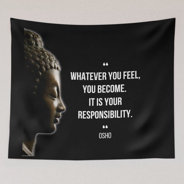 Item preview, Motivational Quote | Osho | Whatever you feel, you become ... designed and sold by RetComly.
