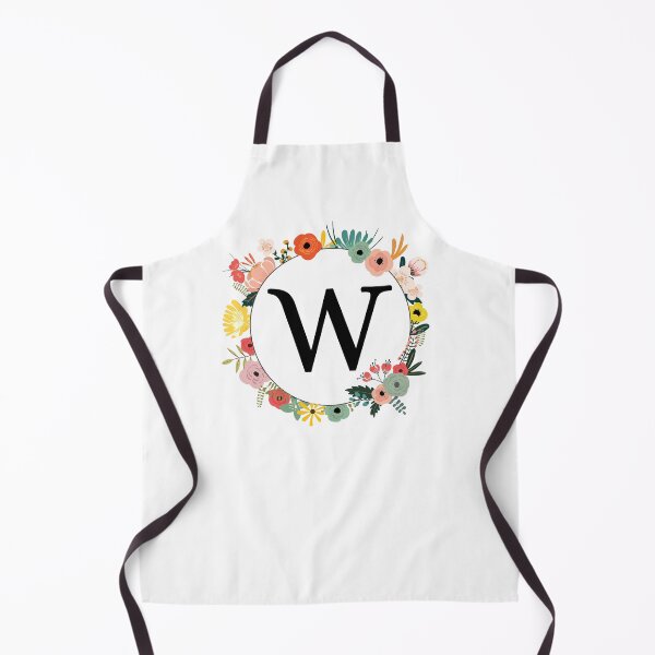 Item preview, Letter W Monogram with Flowers designed and sold by ShirleyDee.