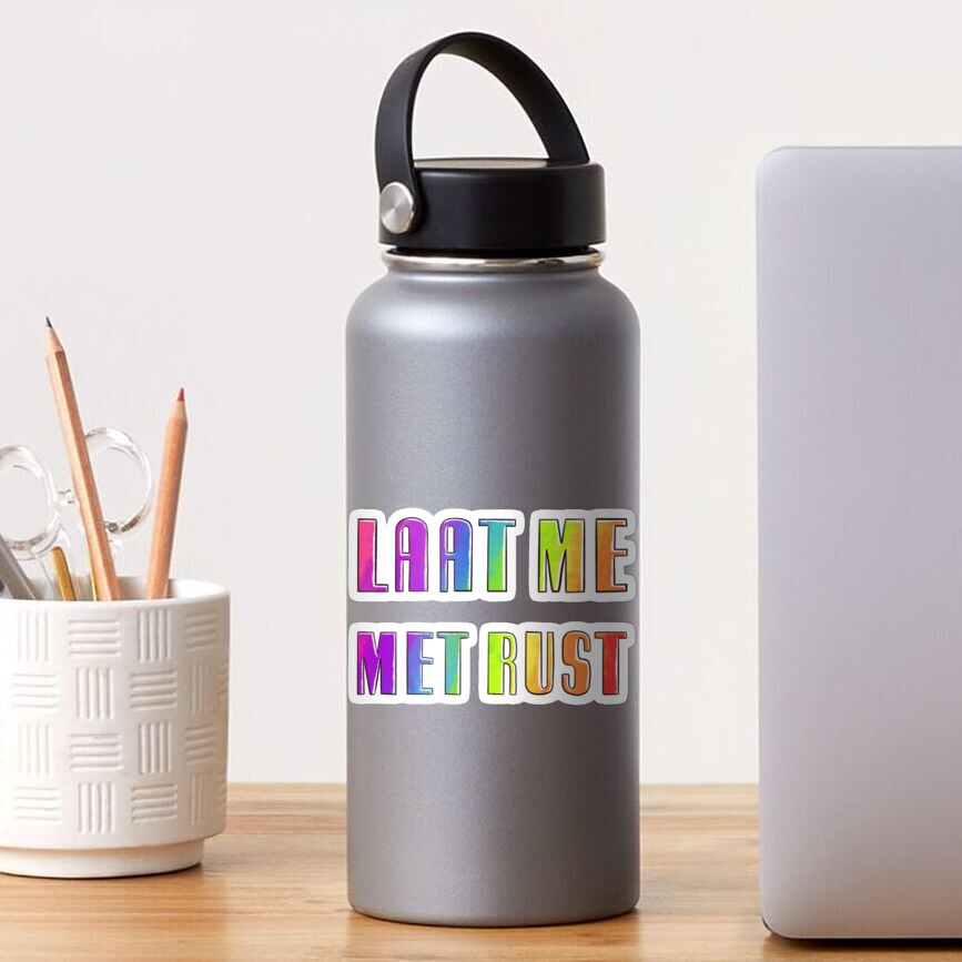 Laat me met rust Sticker