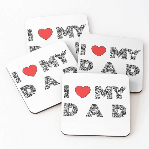 Item preview, I Love My Dad Art Deco Typography Design designed and sold by adriana-holmes.