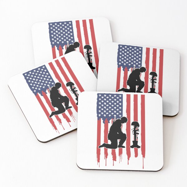 Item preview, Kneeling Soldier Memorial - Patriot Hero designed and sold by GuwdTCo.