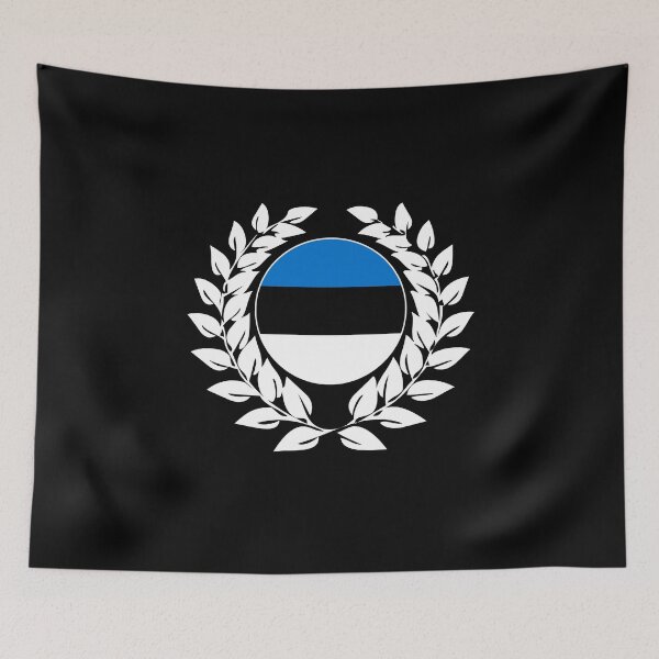 Item preview, Estonia Estonian flag flag designed and sold by GeogDesigns.