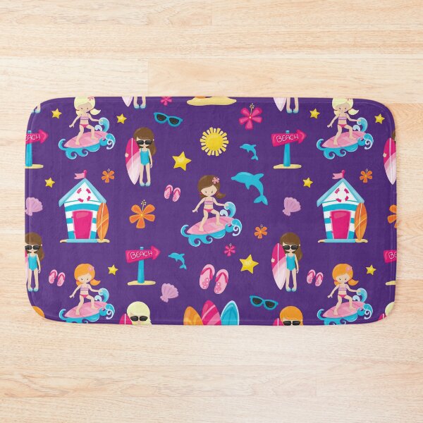 Item preview, Kawaii Surfer girl Pattern designed and sold by TamGustam.