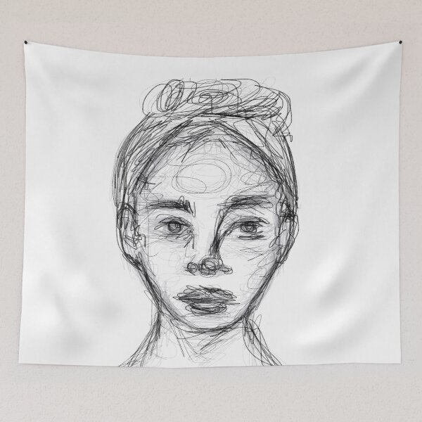 Item preview, Woman face sketch  designed and sold by Weather gifts .