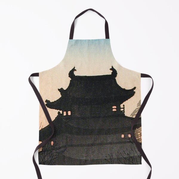 Item preview, Japanese Woodbock Art Nagoya Castle (ca.1932) by Hiroaki Takahashi designed and sold by Designedbysm.