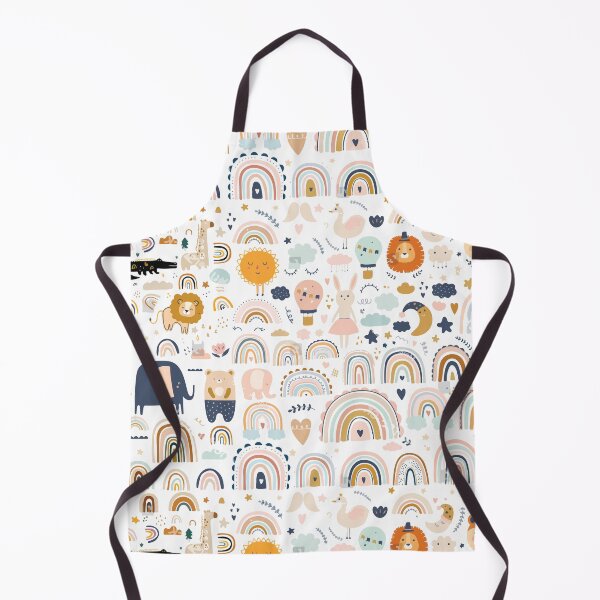 Item preview, Cute Animals and Abstract Doodles Pattern designed and sold by Pavnud.