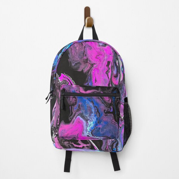 Item preview, Purple blue and black paint pouring artwork  designed and sold by Luilui7.
