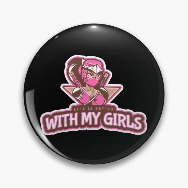 Item preview, Life is better with my girls --Ninja womans ultra soft shirt designed and sold by glitchman2.