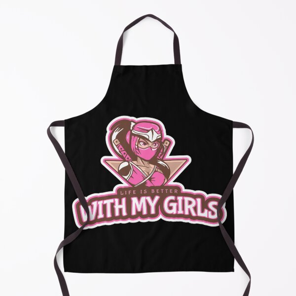 Item preview, Life is better with my girls --Ninja womans ultra soft shirt designed and sold by glitchman2.