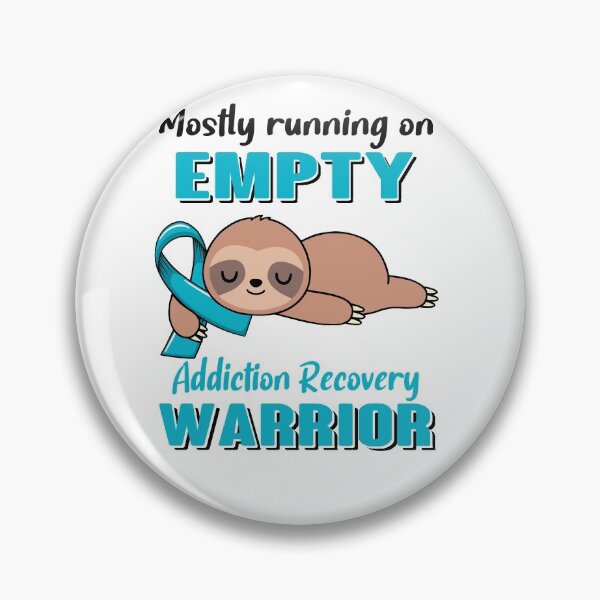 Item preview, Mostly Running On Empty Addiction Recovery Warrior designed and sold by Brad-FI.
