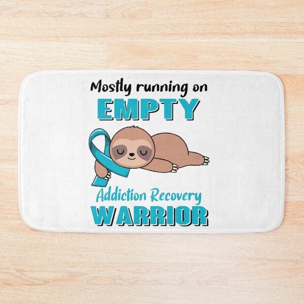 Item preview, Mostly Running On Empty Addiction Recovery Warrior designed and sold by Brad-FI.
