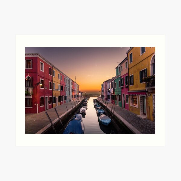 Italy, Burano Italy Art Print