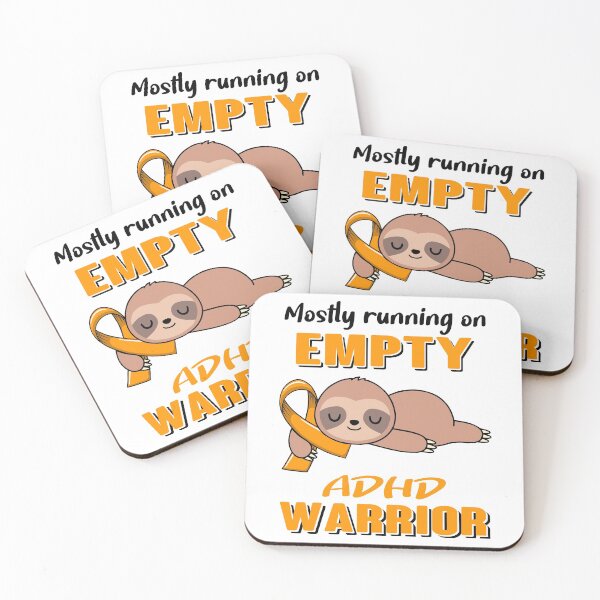 Item preview, Mostly Running On Empty ADHD Warrior designed and sold by Brad-FI.