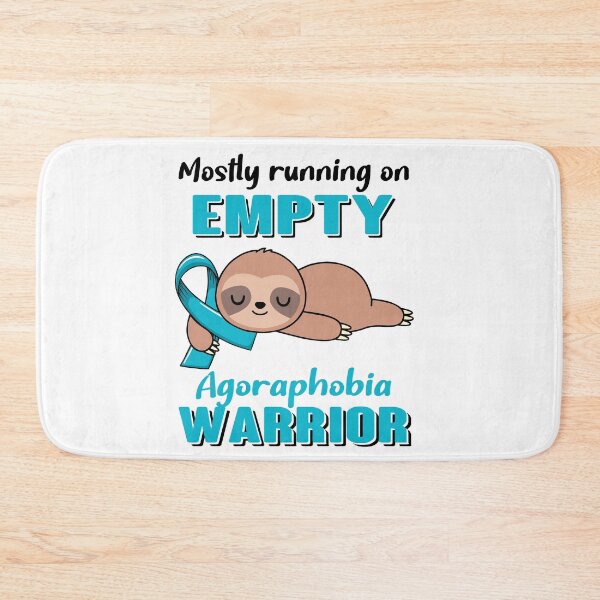 Item preview, Mostly Running On Empty Agoraphobia Warrior designed and sold by Brad-FI.