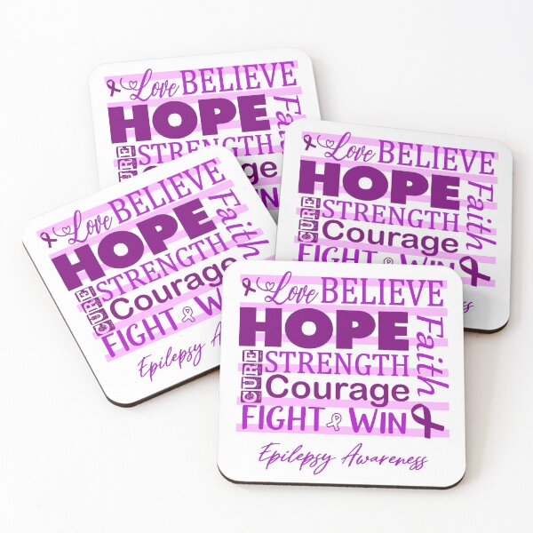 Item preview, Love Believe Hope Epilepsy Awareness designed and sold by largellie.