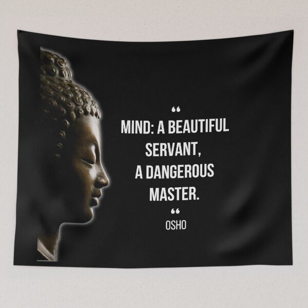 Item preview, Motivational Quote | Osho | Mind: A beautiful servant, a dangerous master ... designed and sold by RetComly.