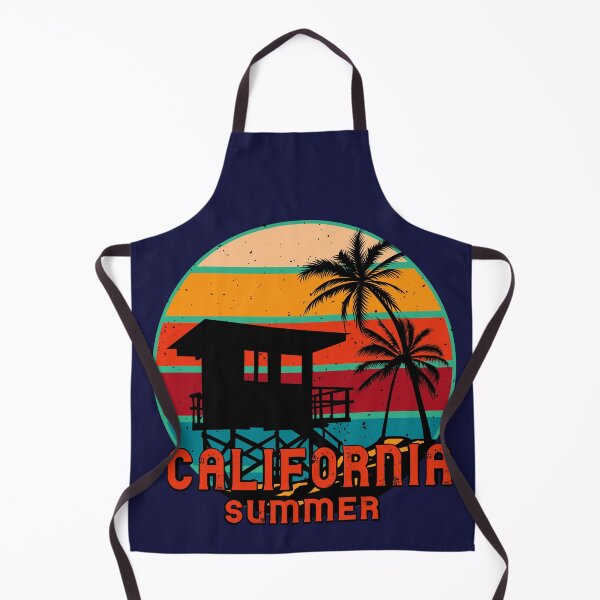 Item preview, California Summer Beach Lifeguard Tower Sunset designed and sold by scooterbaby.