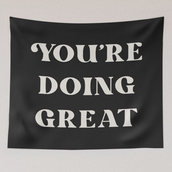 Item preview, You're Doing Great Dark designed and sold by Me And The Moon.