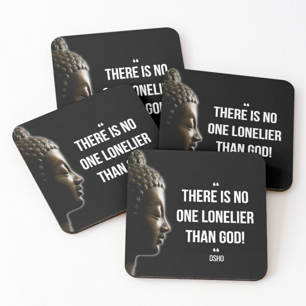 Item preview, Motivational Quote | Osho | There is no one lonelier than God! designed and sold by RetComly.