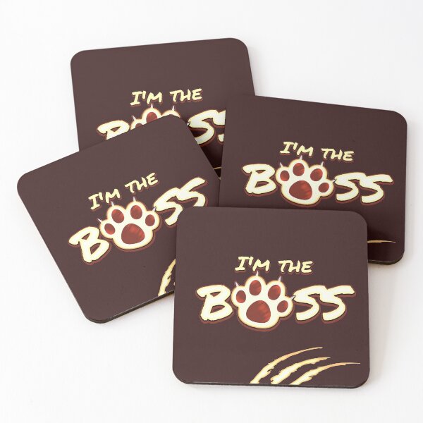 Item preview, I'm The Boss, animal paw, claw scratch designed and sold by yashik.