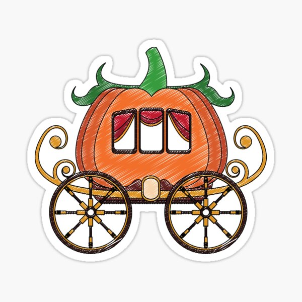 Pumpkin Carriage Sparkle Tee