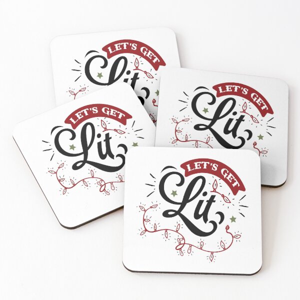 Item preview, Christmas Eve Merry Christmas Xmas- Let's Get Lit designed and sold by HDPrinting.