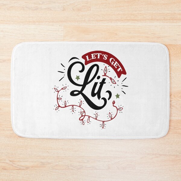 Item preview, Christmas Eve Merry Christmas Xmas- Let's Get Lit designed and sold by HDPrinting.