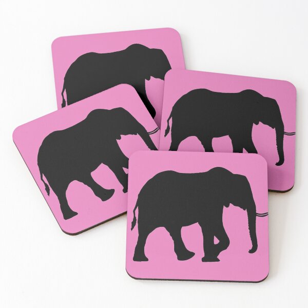Item preview, Elephant (pink) designed and sold by BackgroundND.