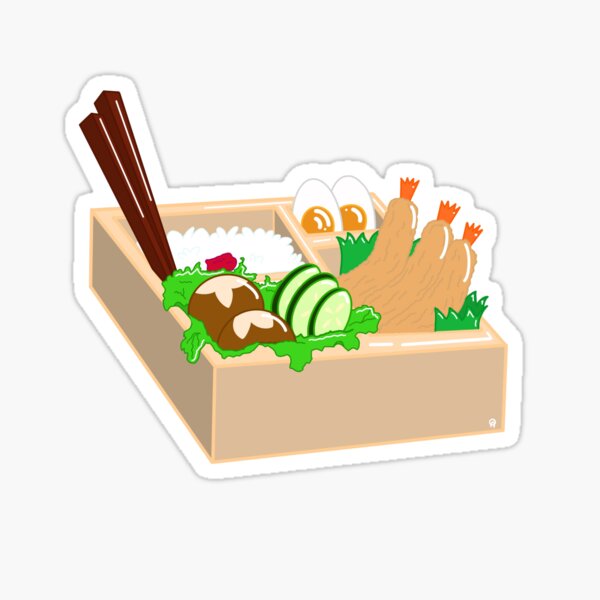 Cute Bento Box Sticker for Sale by chaoscorgi