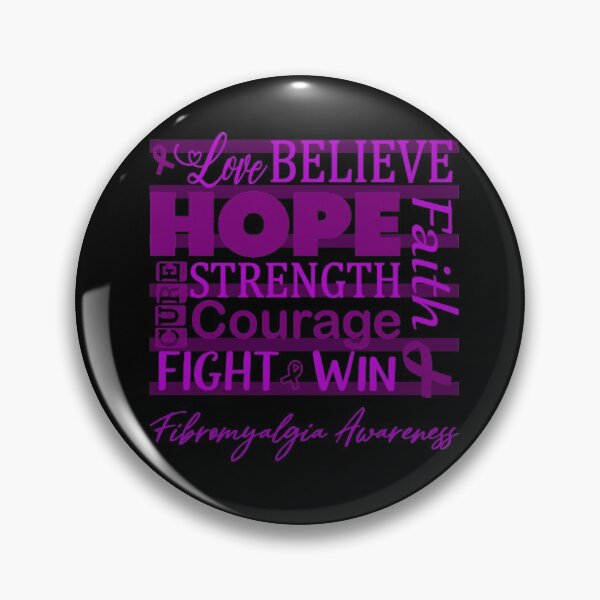Item preview, Love Believe Hope Fibromyalgia Awareness designed and sold by largellie.