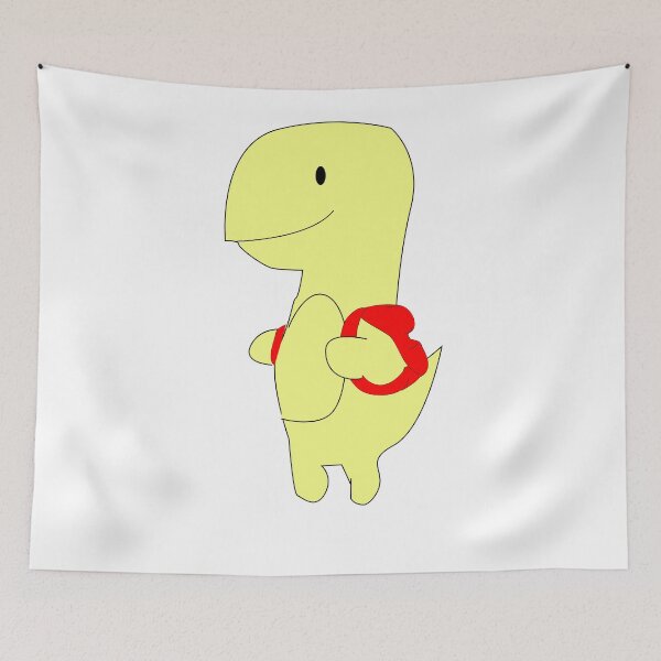Item preview,  dinosaur with a backpack designed and sold by Northendesigns.