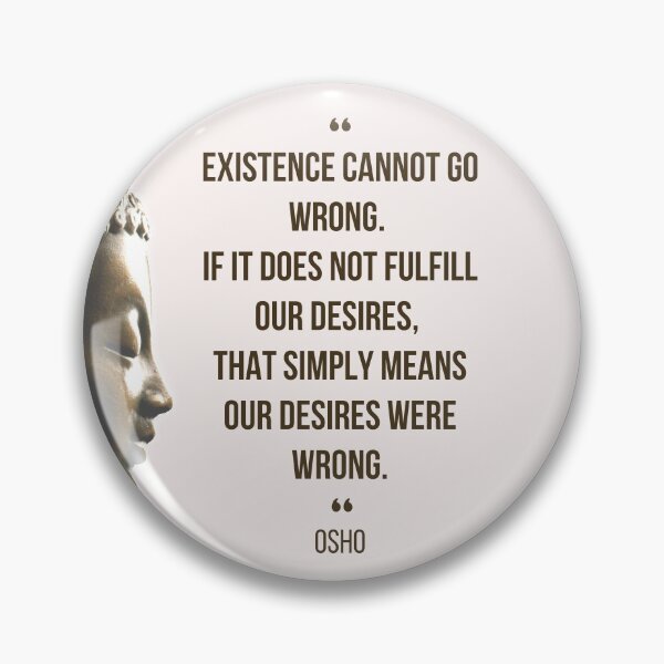 Item preview, Motivational Quote for Success | Osho | Existence cannot go wrong designed and sold by RetComly.