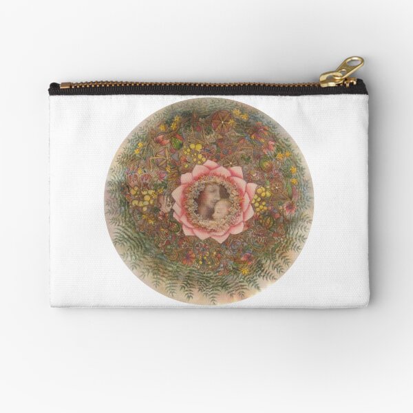 1. Fertility mandala for childbirth and the harmony of the family Zipper Pouch